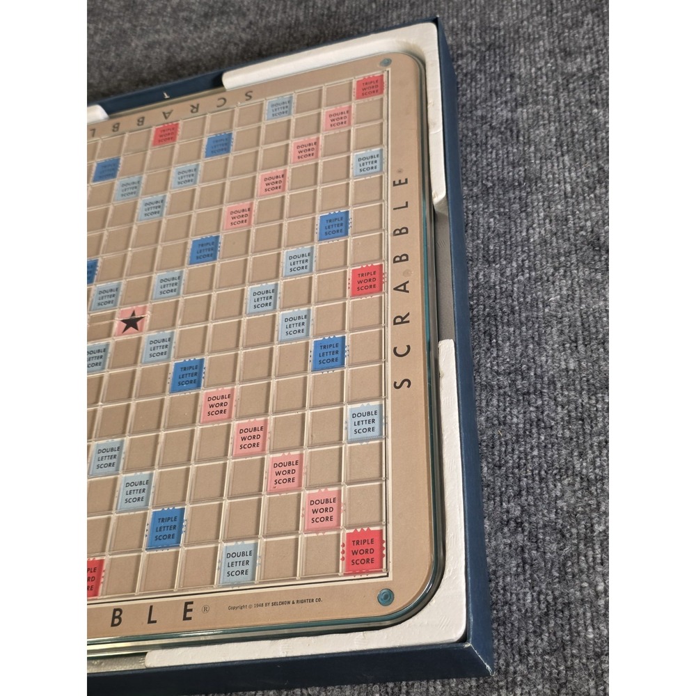 Scrabble Deluxe Edition Turntable Vintage 1977 Complete - Picture 11 of 16